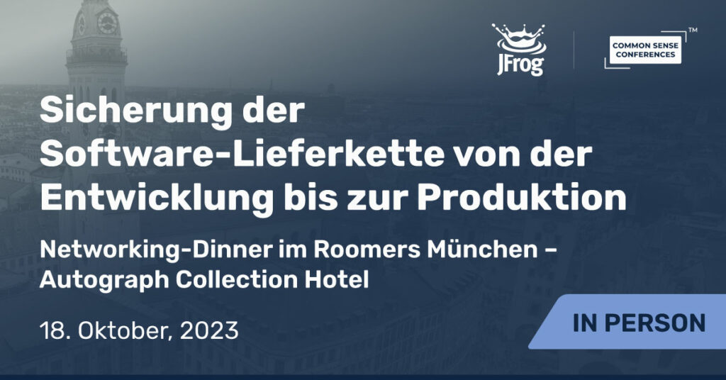Common Sense Network & Learn

Sind Sie neugierig, was in der Welt der Softwarebereitstellung auf Sie zukommt? In dieser Networking-Session während des Abendessens werden wir das Reich der DevOps- und DevSecOps...
