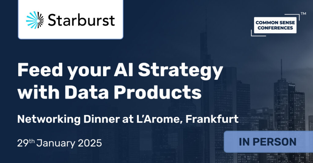 Common Sense Network & Learn

Join us to learn how Starburst Data Products are feeding data hungry AI strategies across the enterprise to improve productivity, unlock new opportunities, drive competitive advantage, and lead in the era of..