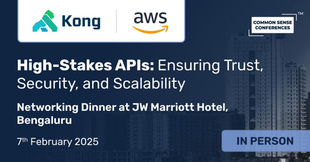 Common Sense Network & Learn

We’re inviting a small group of BFSI software leaders to discuss the crucial aspects of API management in high-stakes environments, where data protection, business continuity, and user trust are paramount.