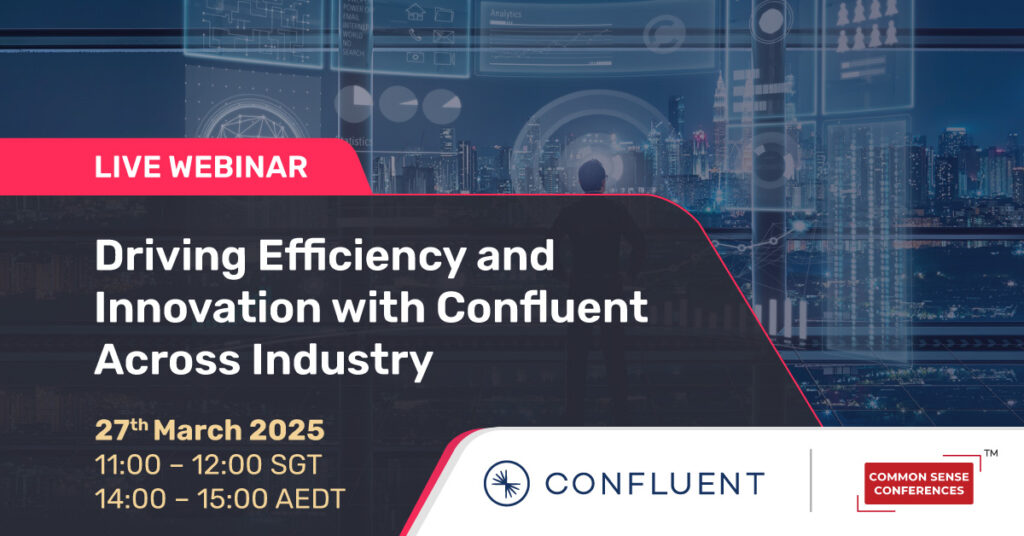 Common Sense Live 

In today’s fast-paced world, businesses need the ability to harness real-time data to gain a competitive advantage—a trend Confluent has seen explode in many sectors. Join us, as we explore how...