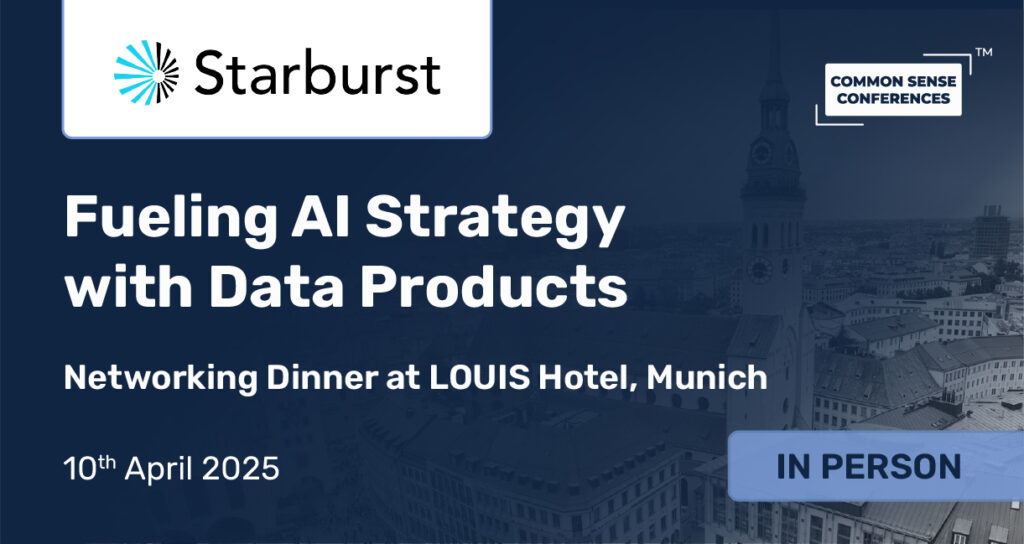 Common Sense Network & Learn

Unlock the full potential of Generative AI (GenAI) by harnessing the power of high-quality, accessible, and purpose-built data products. This exclusive event, hosted by Starburst, and provides business...