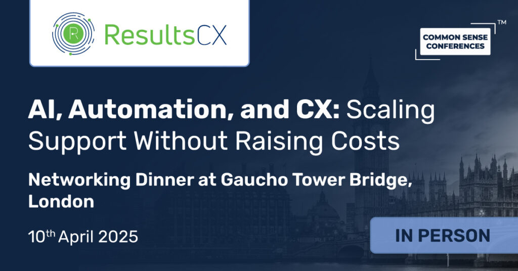 Common Sense Network & Learn

Join CX and technology leaders in a thought-provoking discussion on how startups and scaleups can build a scalable, agile, and cost-efficient customer experience strategy while driving long-term growth...