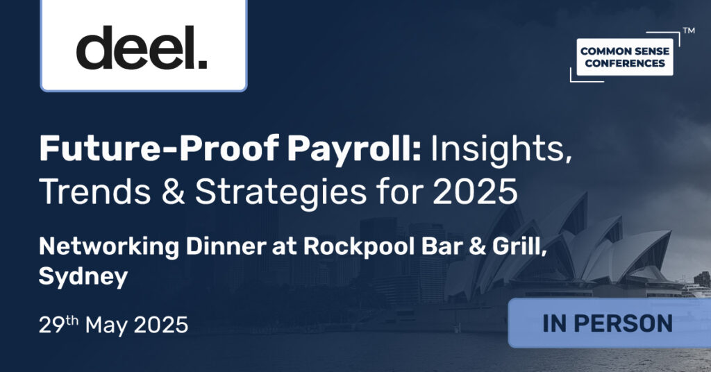 Common Sense Network & Learn

Join us for an exclusive event where we discuss the findings from our new payroll research, designed to equip you with the insights and strategies needed to navigate the evolving payroll landscape....