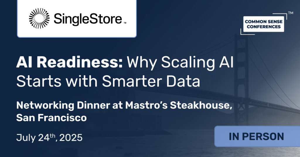 Common Sense Network & Learn

Companies across all industries are feeling the pressure to harness AI, but without the right foundation, even the best initiatives can fall short. Many organizations struggle to move beyond...